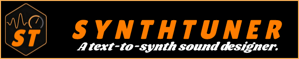 SYNTHTUNER - An text-to-synth sound designer. Describe, shape and save sounds!